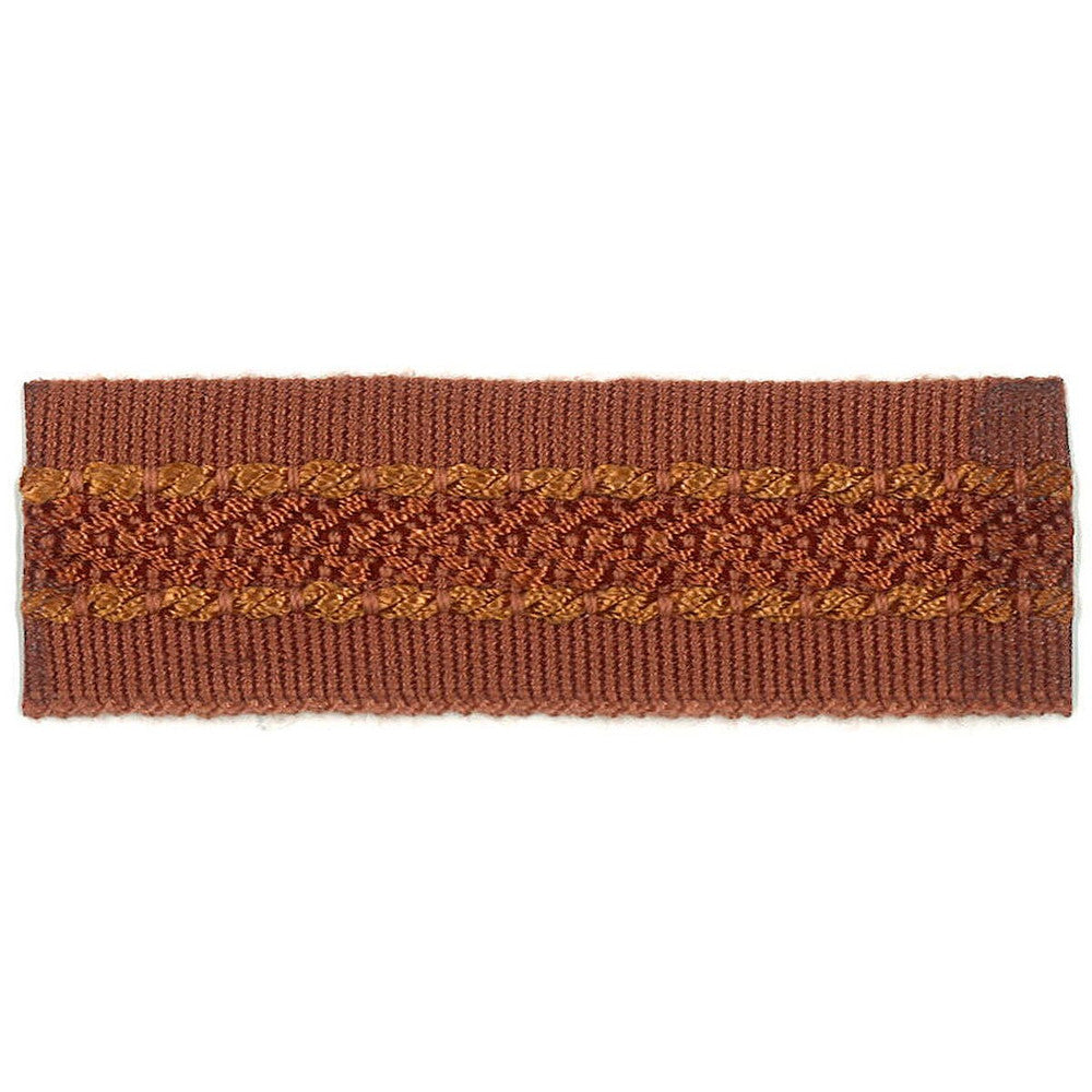 Potter 2 Paprika by Stout Designer Trim Art Of Design Trim-2 Tapes 100% Spun Viscose CHINA Horizontal: 0 and Vertical: 0 1 in - Swanky Fabrics -