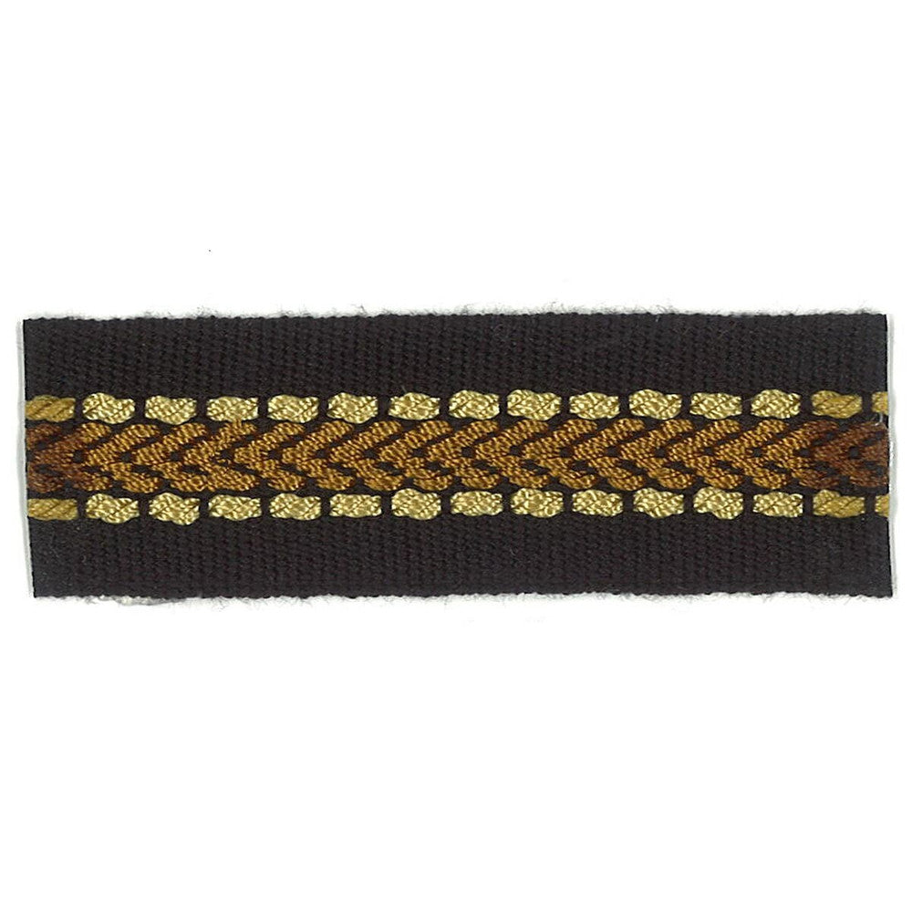Potter 35 Granite by Stout Designer Trim Art Of Design Trim-2 Tapes 100% Spun Viscose CHINA Horizontal: 0 and Vertical: 0 1 in - Swanky Fabrics -