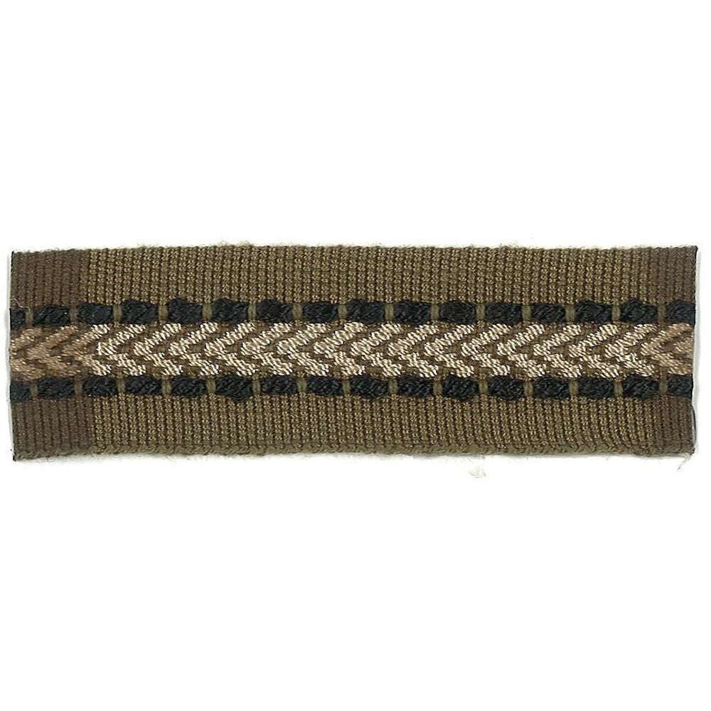 Potter 36 Carbon by Stout Designer Trim ART OF DESIGN TRIM-2 TAPES 100%SVI CHINA </p><p>Repeat: 0 1 in - Swanky Fabrics -