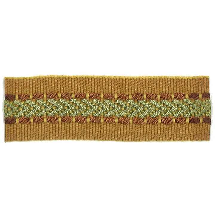Potter 37 Nutmeg by Stout Designer Trim Art Of Design Trim-2 Tapes 100% Spun Viscose CHINA Horizontal: 0 and Vertical: 0 1 in - Swanky Fabrics -