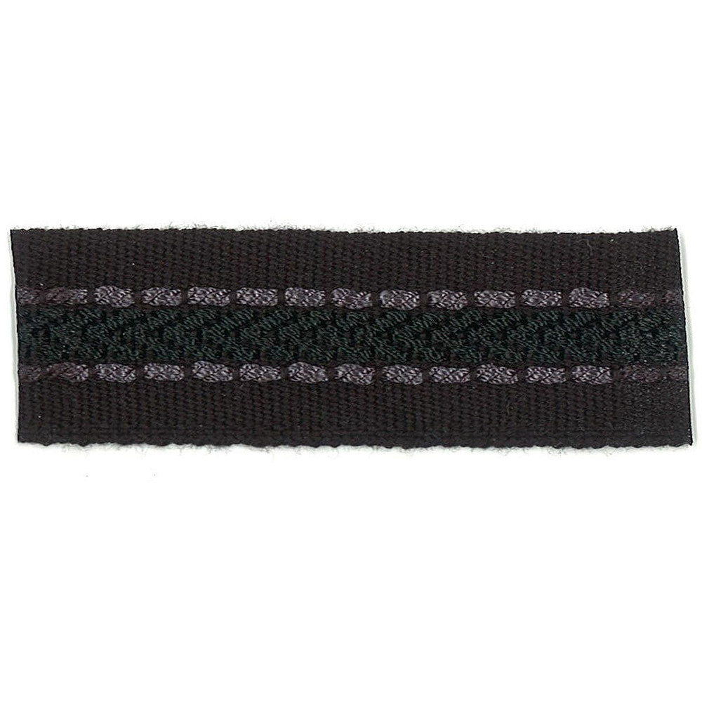 Potter 9 Ebony by Stout Designer Trim ART OF DESIGN TRIM-2 TAPES 100%SVI CHINA Horizontal: 0.000 and Vertical: 0.000 1 in - Swanky Fabrics -