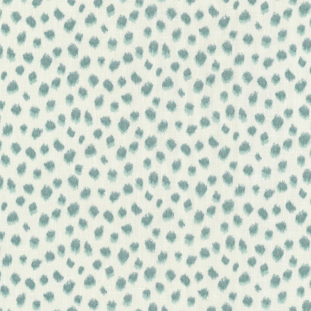 Poulet 1 Spray by Stout Designer Fabric RAINBOW LIBRARY VAPOR/SEAGLASS 68%POL 32%COT INDIA Horizontal: 3.000 and Vertical: 5.000 54 in - Swanky Fabrics -