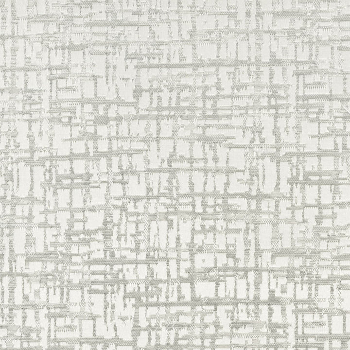 Pounce 2 Chrome by Stout Designer Fabric COLOR MY WINDOW DOVE/CHARCOAL 35%COT 65%POL INDIA Horizontal: 4.625 and Vertical: 4.625 54 in - Swanky Fabrics -