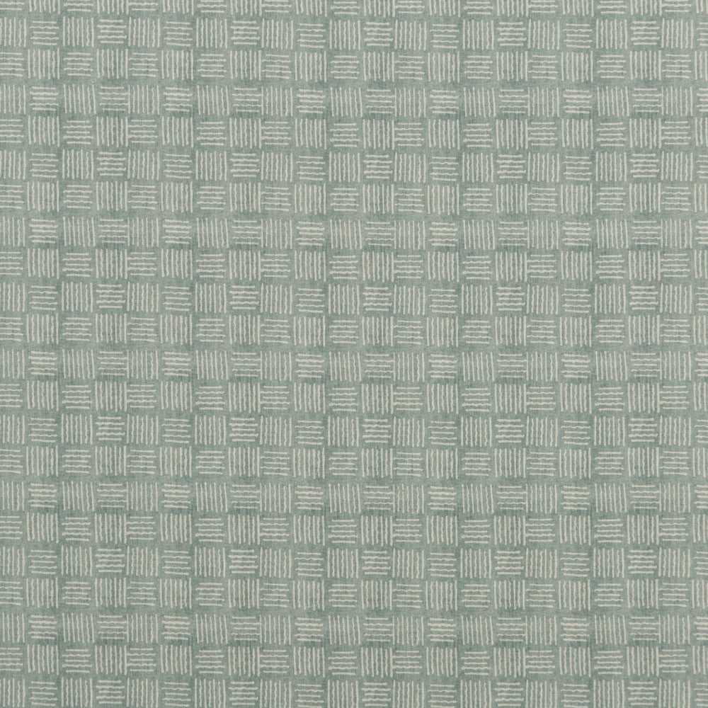 Salsa Square Aqua by Baker Lifestyle Designer Fabric CARNIVAL COTTON - 90%;LINEN - 10% United Kingdom HEAVY Horizontal: 5.91 and Vertical: 5.91 53.978 - Swanky Fabrics -