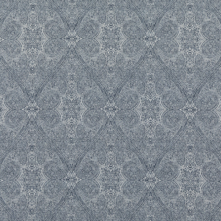 Marida Indigo by Baker Lifestyle Designer Fabric HOMES & GARDENS III COTTON - 90%;LINEN - 10% United Kingdom HEAVY Horizontal: 13.79 and Vertical: 24.034 55.16 - Swanky Fabrics -