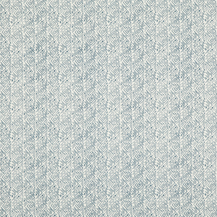 Laberinto Indigo by Baker Lifestyle Designer Fabric FIESTA LINEN - 100% India HEAVY Horizontal: 5.7524 and Vertical: 3.546 51.22 - Swanky Fabrics -