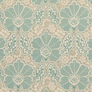 Arbour Aqua by Baker Lifestyle Designer Fabric
