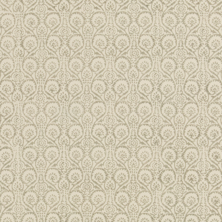 Pollen Trail Stone by Baker Lifestyle Designer Fabric BLOCK PARTY LINEN - 56%;COTTON - 44% India - Horizontal: 5.91 and Vertical: 5.516 53.978 - Swanky Fabrics -