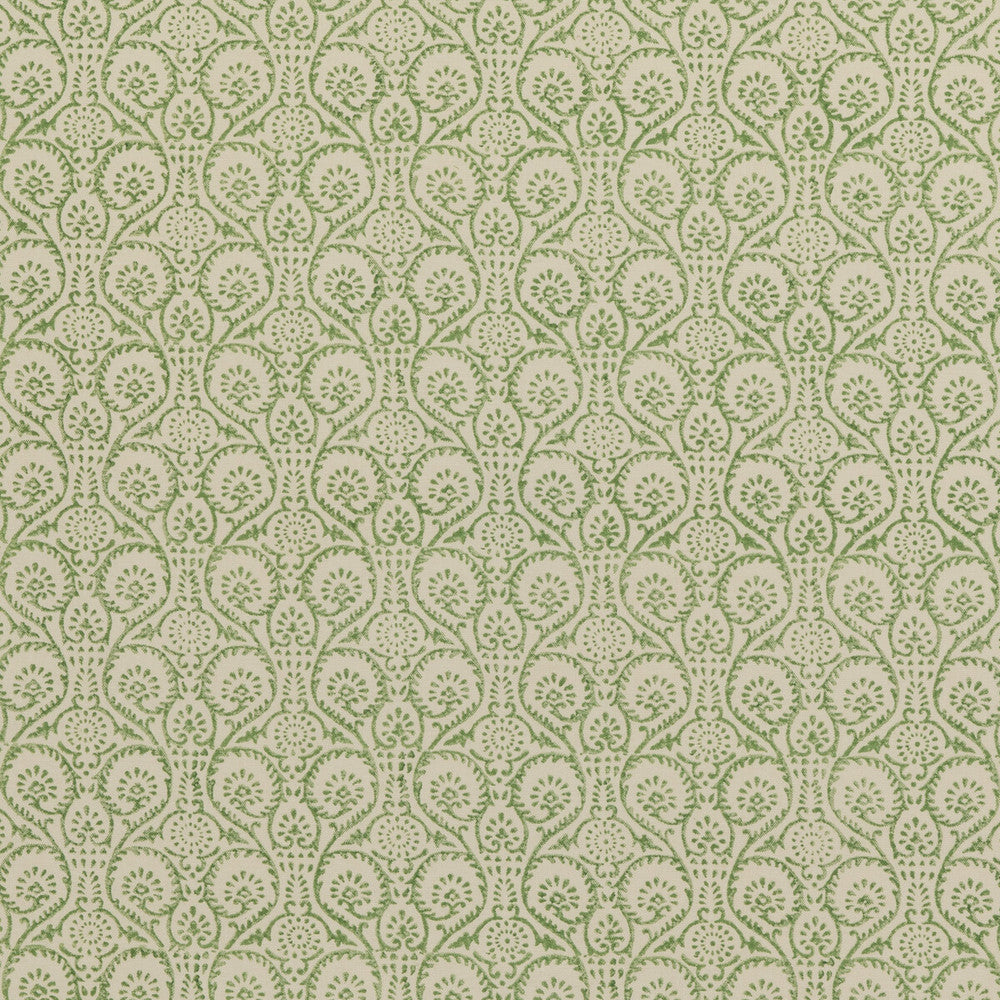 Pollen Trail Green by Baker Lifestyle Designer Fabric BLOCK PARTY LINEN - 56%;COTTON - 44% India - Horizontal: 5.91 and Vertical: 5.516 53.978 - Swanky Fabrics -