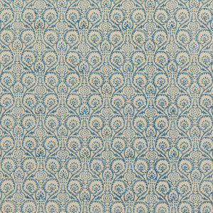 Pollen Trail Soft Blue by Baker Lifestyle Designer Fabric
