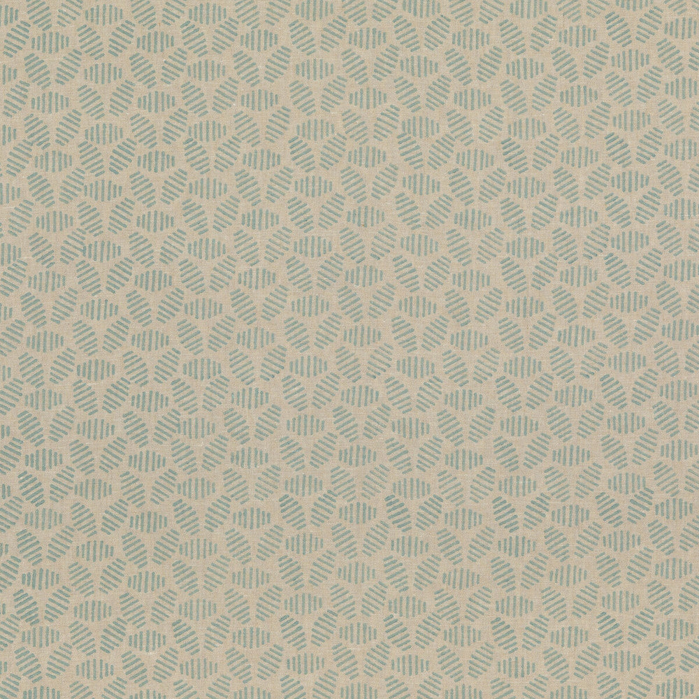 Bumble Bee Aqua by Baker Lifestyle Fabric Baker Lifestyle Fabric Bumble Bee AquaFabric BLOCK PARTY LINEN - 100% India </p><p>Repeat: H: 4.728, V: 2.364 52.796 - Fabric Carolina -