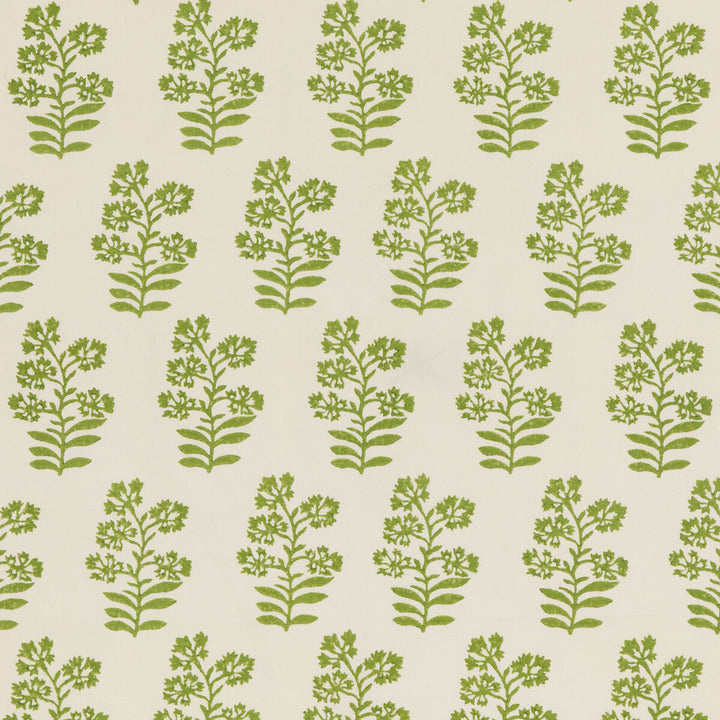 Wild Flower Green by Baker Lifestyle Designer Fabric BLOCK PARTY LINEN - 56%;COTTON - 44% India - Horizontal: 5.91 and Vertical: 13.396 53.978 - Swanky Fabrics -
