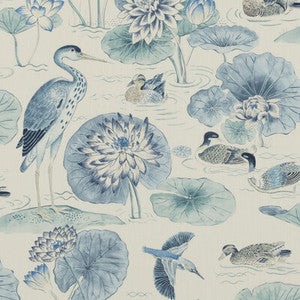 Ellingham Blue by Baker Lifestyle Designer Fabric