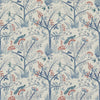 Lulworth Blue/Red by Baker Lifestyle Designer Fabric