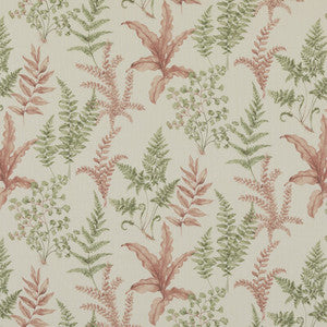 Ferndown Green/Pink by Baker Lifestyle Designer Fabric