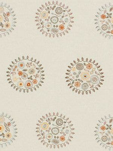 Jessie Embroidery GreyMulti PQ99560002 by Grey Watkins Designer Fabric