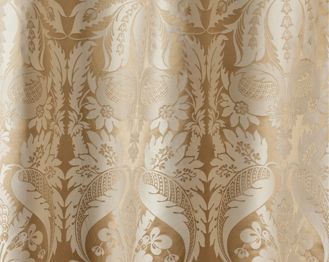 Estate Damask Travertine PQ18650004 by Old World Weavers Designer Fabric