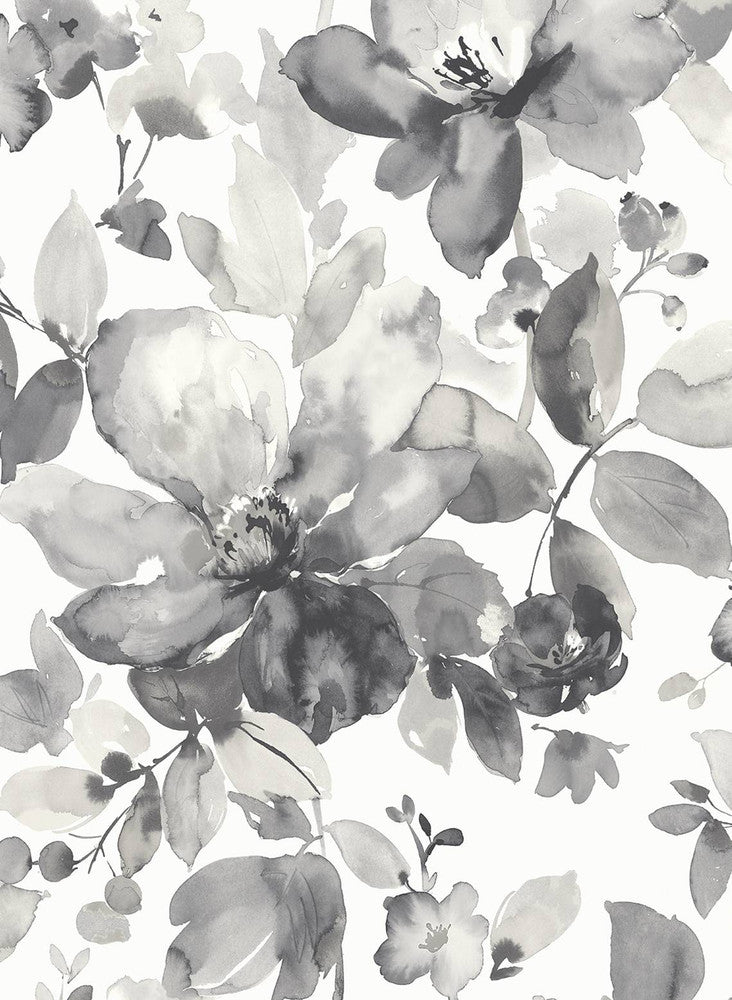 Watercolor Garden Inkwell PR12700 by Seabrook Designs Designer Wallpaper