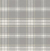 Dellabrooke Plaid Daydream Grey PR13408 by Seabrook Designs Designer Wallpaper