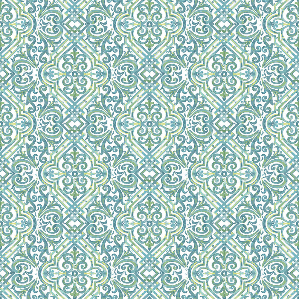 Pride 4 Lagoon by Aoc Fabric Aoc Fabric Pride 4 LagoonFabric THE ART OF COLOR OASIS USA </p><p>Repeat: H: 6.750, V: 9.000 55 in - Fabric Carolina -