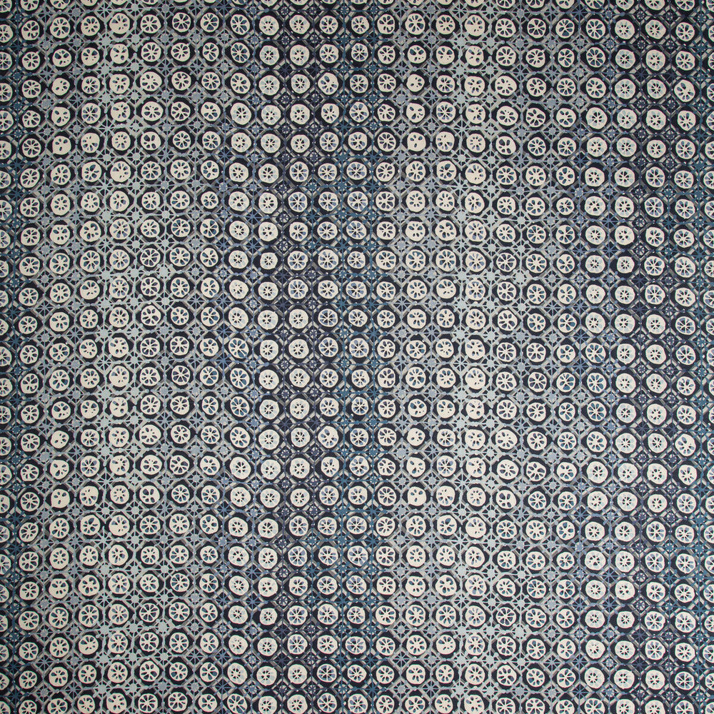 Procida Indigo by Kravet Couture Designer Fabric MODERN COLORS-SOJOURN COLLECTION LINEN - 100% Thailand MEDIUM Horizontal: 27 and Vertical: 27 54 - Swanky Fabrics -