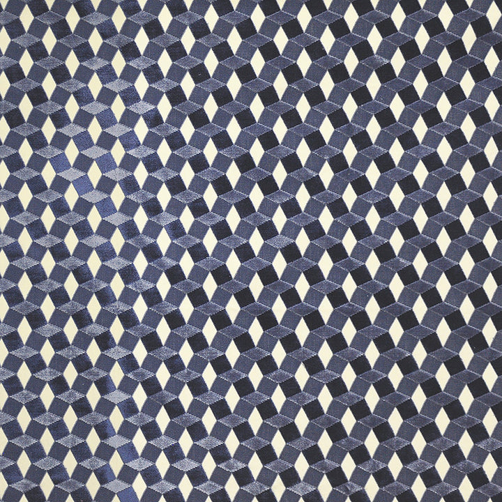 Perspective # 751 Sapphire by Maxwell Designer Fabric Telafina Season Xi 55% SPUN VISCOSE 45% COTTON INDIA V&H-2.7" 55" - Swanky Fabrics -