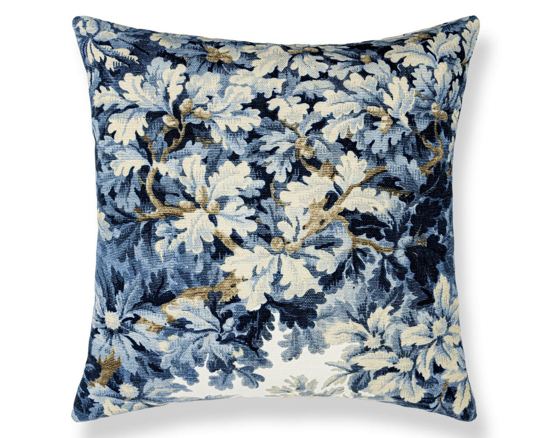 Bois De Chene Pillow 22 X 22 - Ultramarine PSSDDK30530001 by Scalamandre Designer Pillow