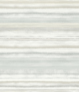 Fleeting Horizon Stripe Neutral Peel & Stick Wallpaper by York Wallcoverings Designer