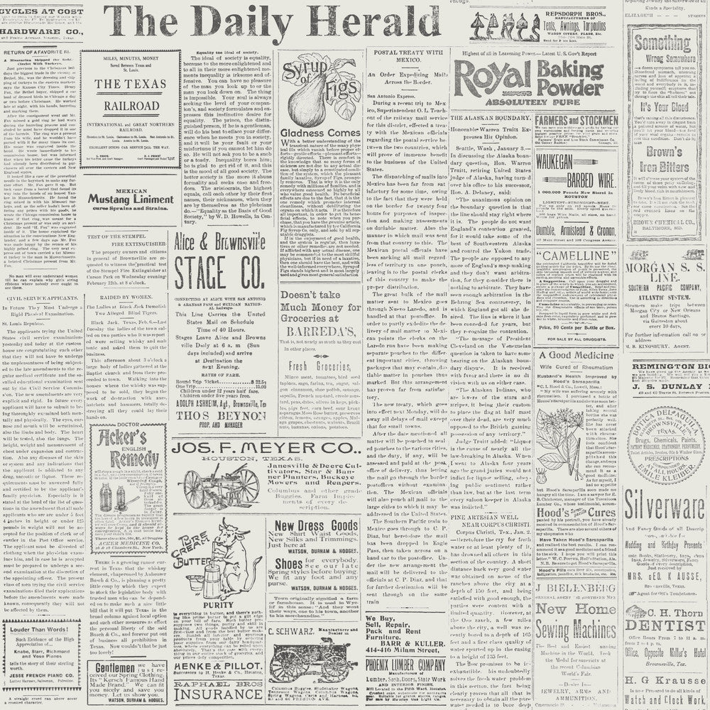 Magnolia Home the Daily Black & White Peel & Stick Wallpaper by Magnolia Home Designer York Premium Peel + Stick Covers about 34.2 square feet 20.5-in by 20-ft long roll Peel & Stick 20.5 - Swanky Fabrics -