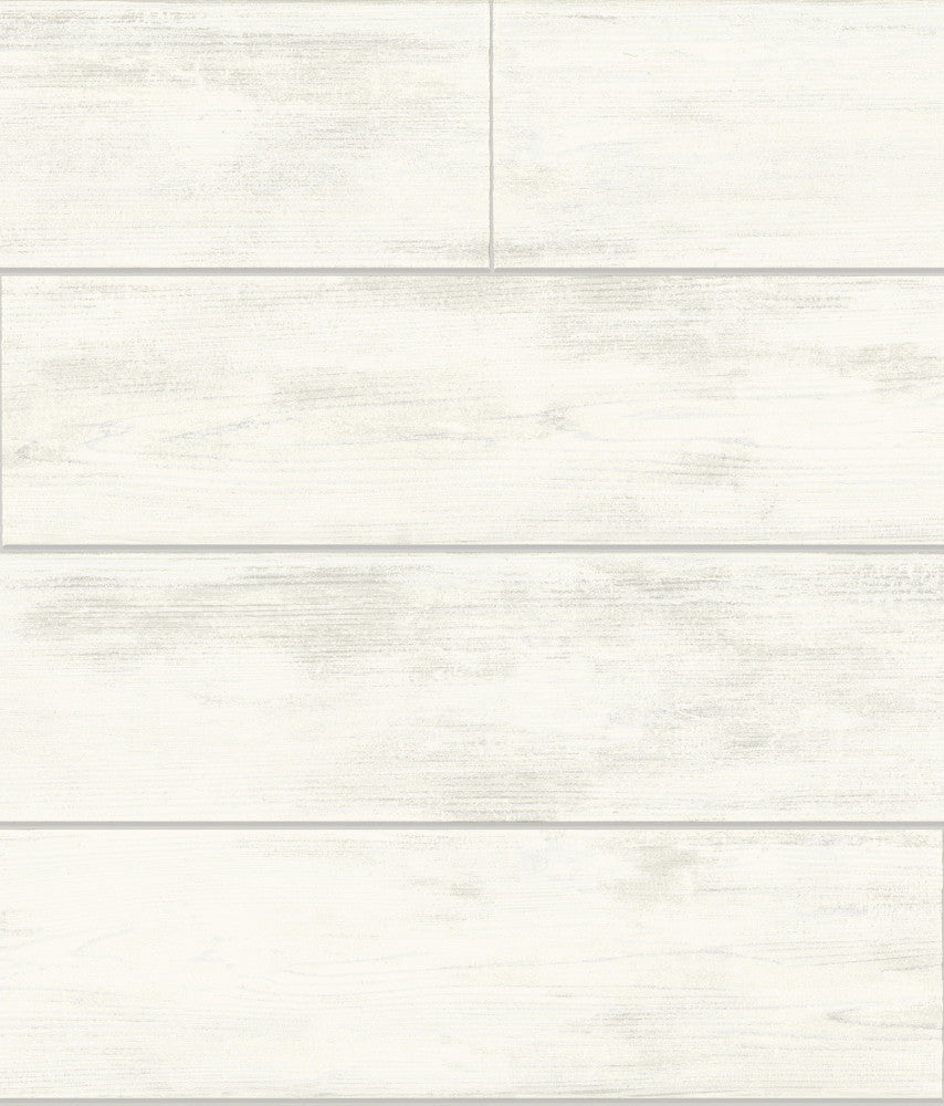 Magnolia Home Shiplap White Peel & Stick Wallpaper by Magnolia Home Designer York Premium Peel + Stick Covers about 34.2 square feet 20.5-in by 20-ft long roll Peel & Stick 24 - Swanky Fabrics -