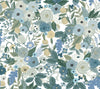 Garden Party Blue Peel & Stick Wallpaper by Rifle Paper Co. Designer