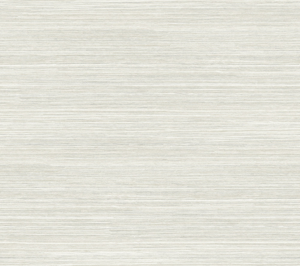 Cattail Weave White Peel & Stick Wallpaper by York Wallcoverings Designer Grasscloth, Wood & Stone Covers about 45 square feet 27-in by 20-ft long roll Peel & Stick 24 - Swanky Fabrics -