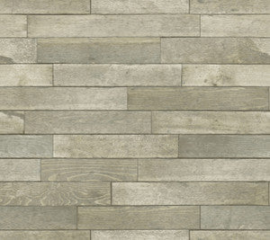 Warehouse Planks Brown Peel & Stick Wallpaper by York Wallcoverings Designer