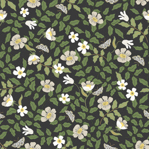 Primrose Off White & Black Peel & Stick Wallpaper by Rifle Paper Co. Designer