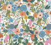 Garden Party Cobalt Multi Peel & Stick Wallpaper by Rifle Paper Co. Designer