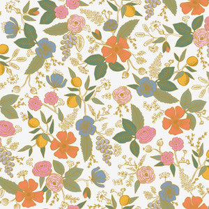 Colette Rose Multicolor Peel & Stick Wallpaper by Rifle Paper Co. Designer