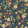 Colette Navy Peel & Stick Wallpaper by Rifle Paper Co. Designer