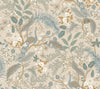 Peacock Garden Linen Peel & Stick Wallpaper by Rifle Paper Co. Designer