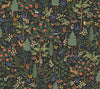Woodland Black Peel & Stick Wallpaper by Rifle Paper Co. Designer