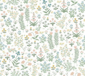 Menagerie Garden Blush Multicolor Peel & Stick Wallpaper by Rifle Paper Co. Designer