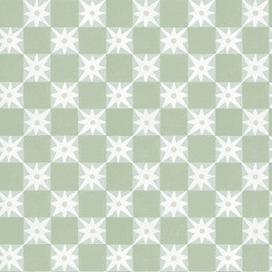 Stardust Green Checkerboard Peel & Stick Wallpaper by York Wallcoverings Designer