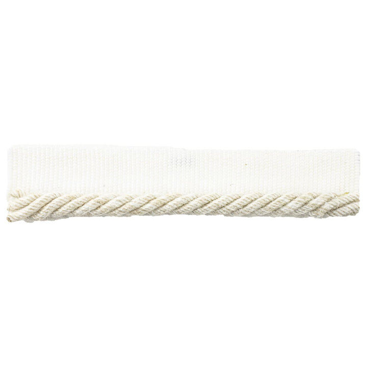 Purdue 5 Natural by Stout Designer Trim METROPOLITAN TRIM 59%ACR 41%POL CHINA Horizontal: 0 and Vertical: 0 0.25 in - Swanky Fabrics -