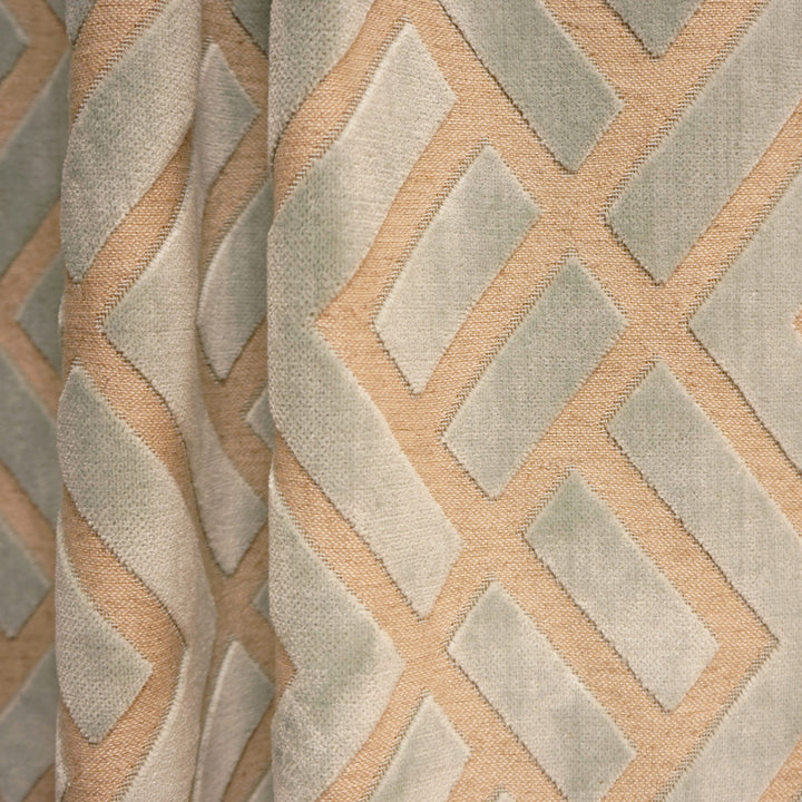 Puzzle 63Sj101 by JF Designer Fabric JF Studio 63% Viscose, 24% Polyester, 8% Linen, 5% Cotton Belgium Horizontal: 6.875 and Vertical: 9 54 - Swanky Fabrics -