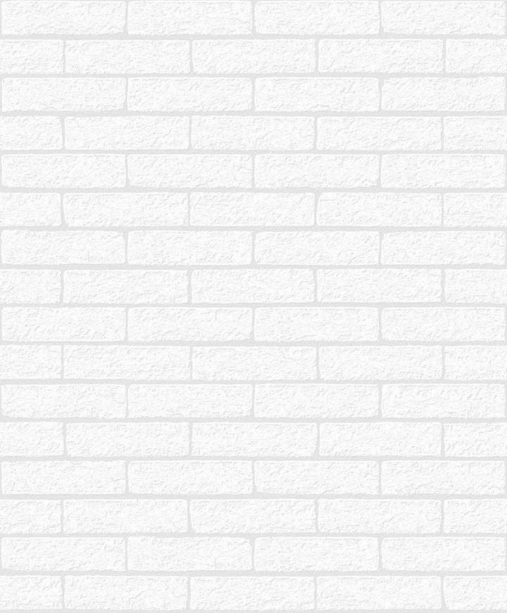 Limestone Brick White PW20800 by Seabrook Designs Designer Wallpaper