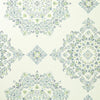Parvani Teal/Lime by Baker Lifestyle Designer Wallcovering