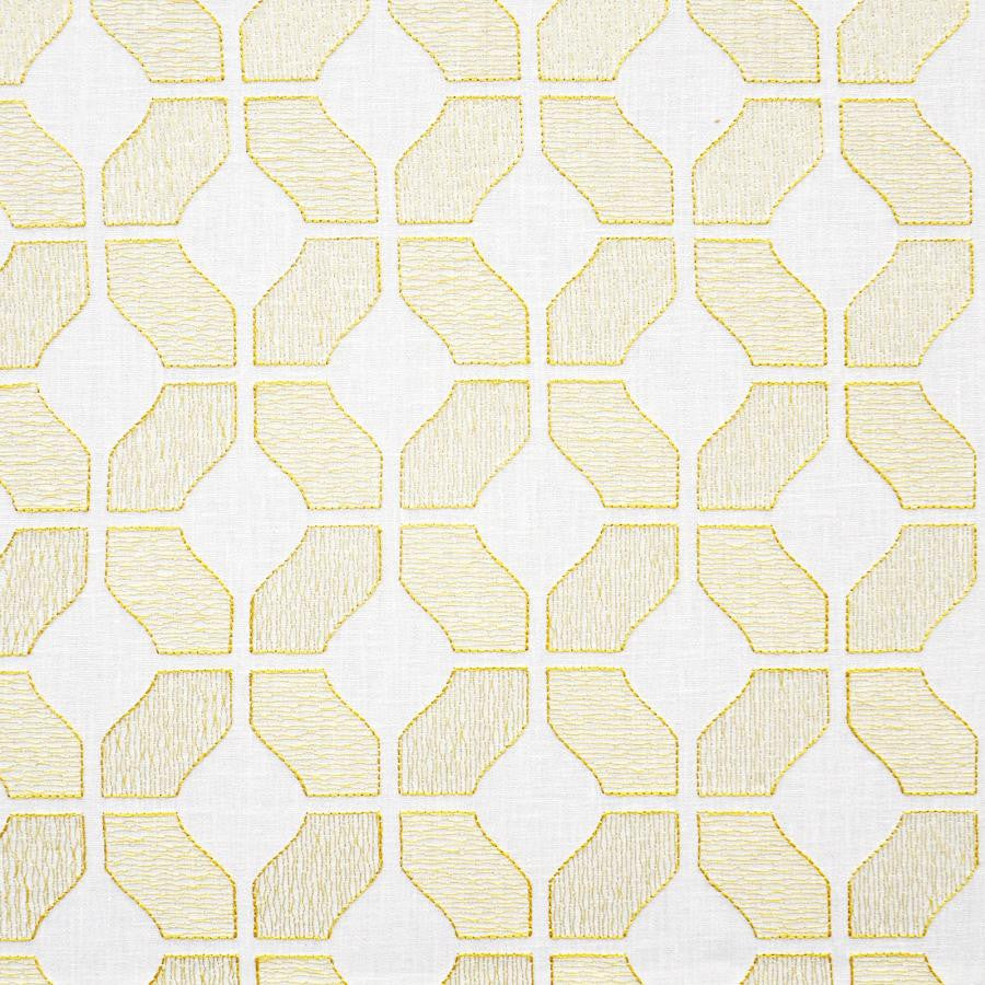 Parenthesis # 308 Honey by Maxwell Designer Fabric Color Theory-Vol.V Sorbet 50% COTTON/25% RAYON 20% POLYESTER/5% LINEN INDIA V-3.75"H-4" 54"EMB.52" - Swanky Fabrics -