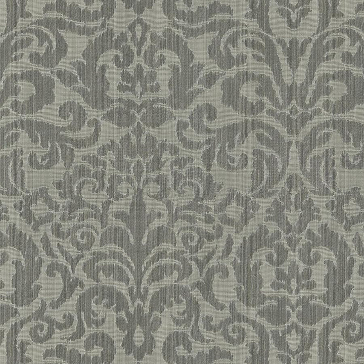 Percy # 917 Grey by Maxwell Designer Fabric Regency 100% POLYESTER INDIA V - 15" H - 13.7" 54.7" - Swanky Fabrics -