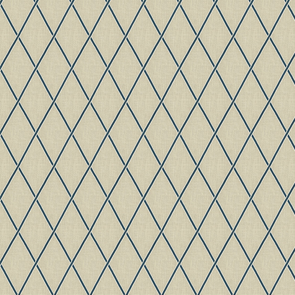 Python 1 Sapphire by Stout Designer Fabric COMFORTABLE LIVING SPRAY/OCEAN 48%COT 52%POL INDIA Horizontal: 4 and Vertical: 7.25 54 in - Swanky Fabrics -