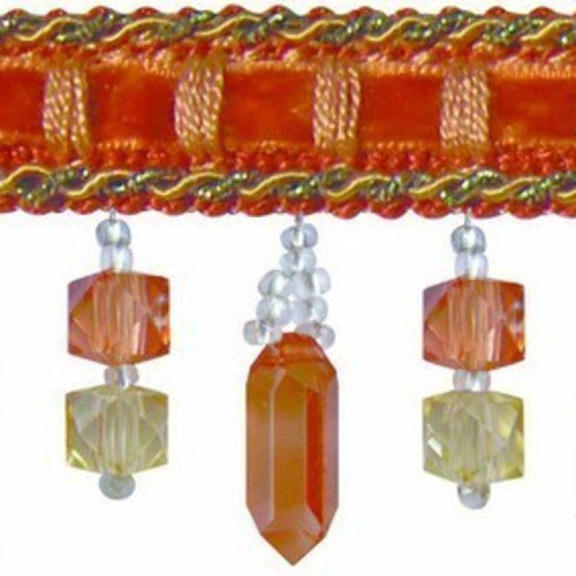 Pemberton - Sunset by Europatex Designer Fabric Castle 82% Acryl / 14% Polyester / 4% Cotton China See Sample Horizontal: N/A and Vertical: N/A 2.25 inches  - Swanky Fabrics -