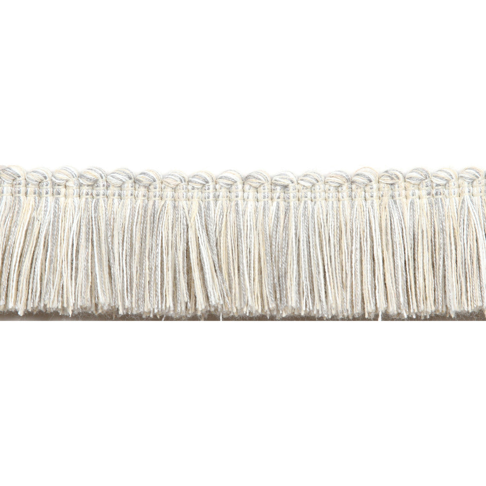 Pergola Brushed Fringe Gray by Europatex Designer Fabric Pergola 100% Solution Dyed Acrylic 1.50 inches - Swanky Fabrics -